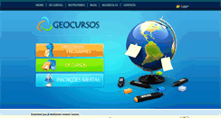 Desktop Screenshot of geocursos.com.br